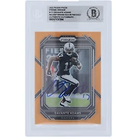Davante Adams Las Vegas Raiders Autographed 2022 Panini Prizm Orange Prizm #171 #/249 Beckett Fanatics Witnessed Authenticated Card