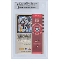 Davante Adams Las Vegas Raiders Autographed 2023 Panini Legacy Orange #51 #/199 Beckett Fanatics Witnessed Authenticated Card
