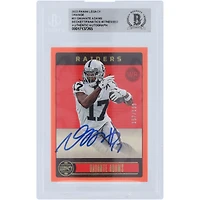 Davante Adams Las Vegas Raiders Autographed 2023 Panini Legacy Orange #51 #/199 Beckett Fanatics Witnessed Authenticated Card