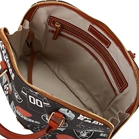 Dooney & Bourke Las Vegas Raiders Game Day Zip Zip Satchel