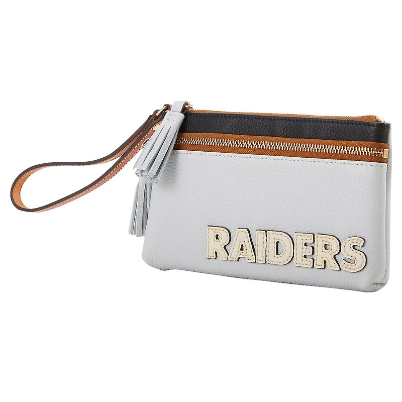 Pochette à double fermeture éclair Dooney & Bourke Las Vegas Raiders