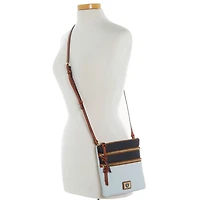 Sac bandoulière triple zip Dooney & Bourke Las Vegas Raiders avec logo de l'équipe à la mi-temps