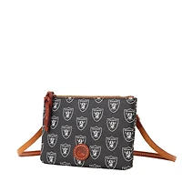 Dooney & Bourke  Las Vegas Raiders Top Zip Crossbody Bag