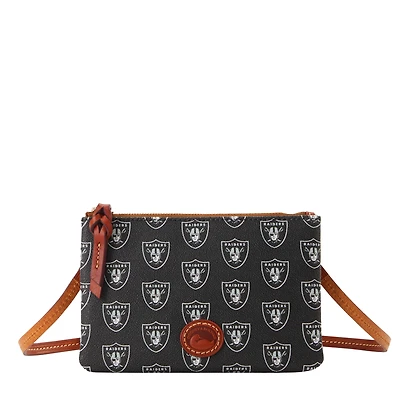 Dooney & Bourke Las Vegas Raiders Top Zip Crossbody Bag