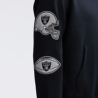 Fanatics Black Las Vegas Raiders IconicFleece Letterman Hoodie