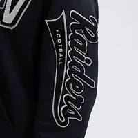 Fanatics Black Las Vegas Raiders IconicFleece Letterman Hoodie