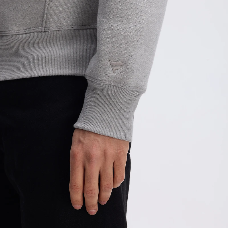 Fanatics Heather Gray Las Vegas Raiders IconicFleece Flocked Hoodie