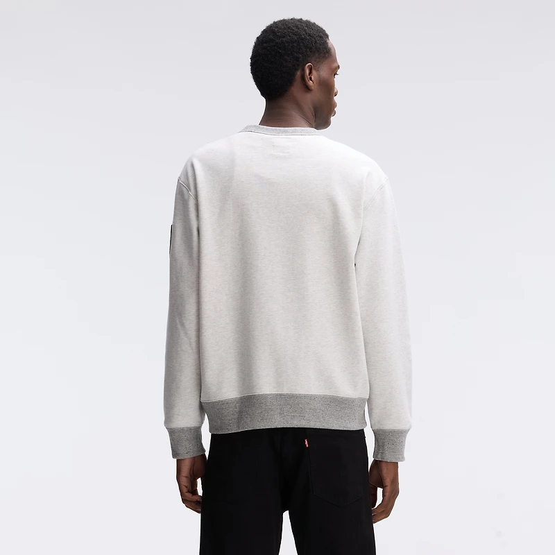 Sweat-shirt à poche Fanatics Heather Gray Las Vegas Raiders Iconic Fleece