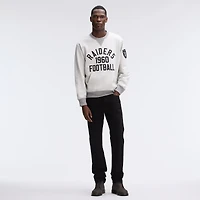 Sweat-shirt à poche Fanatics Heather Gray Las Vegas Raiders Iconic Fleece