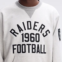 Fanatics Heather Gray Las Vegas Raiders IconicFleece Pocket Sweatshirt