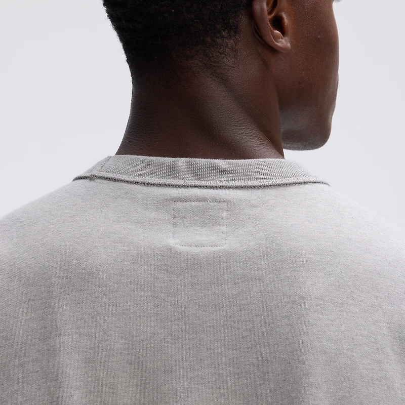 Fanatics Heather Gray Las Vegas Raiders IconicFleece Short Sleeve Sweatshirt