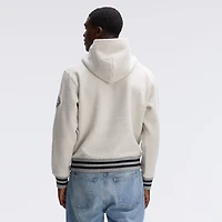 Fanatics Oatmeal Las Vegas Raiders IconicFleece Tipped Hoodie