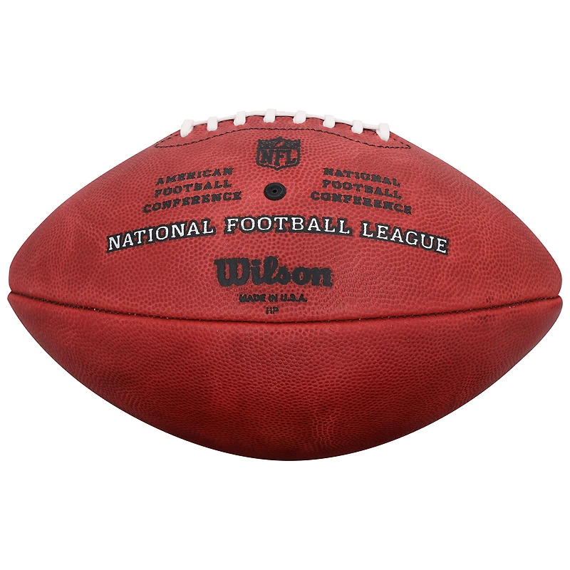Ballon de football américain Duke en couleur, autographié par Fernando Mendoza des Raiders de Las Vegas