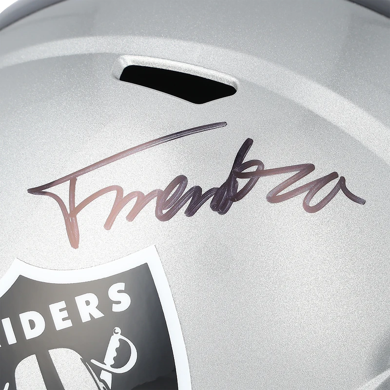 Casque réplique Riddell Speed autographié par Fernando Mendoza des Raiders de Las Vegas