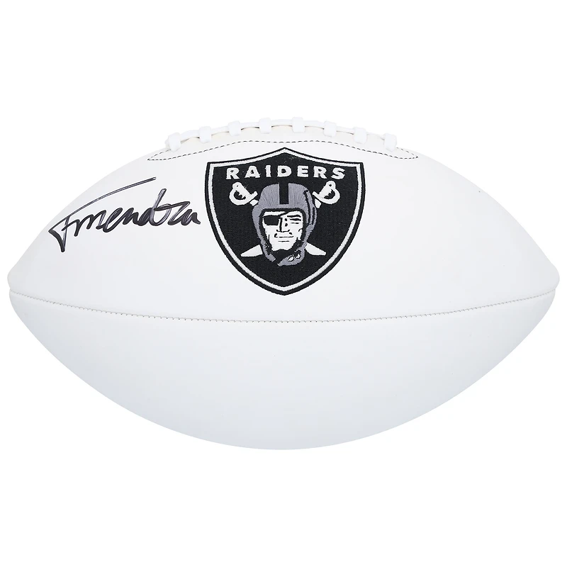 Fernando Mendoza Las Vegas Raiders Autographed Wilson White Panel Football