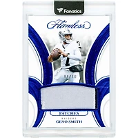 Carte Geno Smith Las Vegas Raiders 2025 Panini Flawless Sapphire Patches Dual-Color Relic #PAT-GSH #6/10