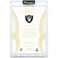 Carte Geno Smith Las Vegas Raiders 2025 Panini Flawless Sapphire Patches Dual-Color Relic #PAT-GSH #6/10