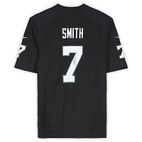 Maillot Nike noir dédicacé par Geno Smith des Las Vegas Raiders