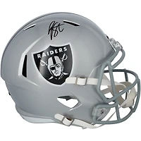 Réplique du casque Riddell Speed autographié par Geno Smith des Las Vegas Raiders