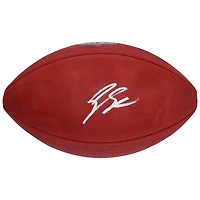 Ballon de football Wilson Duke dédicacé par Geno Smith des Las Vegas Raiders