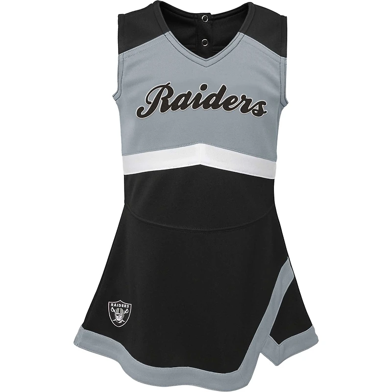 Robe pull Captain Las Vegas Raiders Cheer noire pour bébé fille