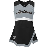 Robe pull Captain Las Vegas Raiders Cheer noire pour bébé fille