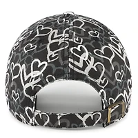 Girls Preschool '47 Black Las Vegas Raiders Mural Clean Up Adjustable Hat