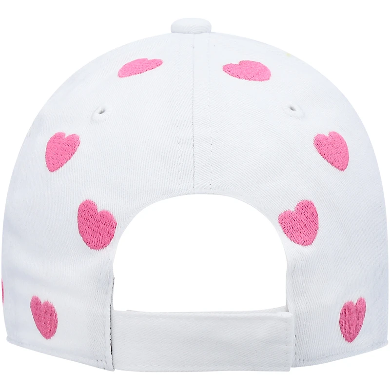 Girls Toddler '47 White Las Vegas Raiders Surprise Clean Up Adjustable Hat