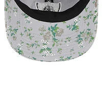 Chapeau réglable gris Las Vegas Raiders Bouquet 9TWENTY New Era pour filles et jeunes