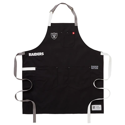 Hedley & Bennett Black Las Vegas Raiders Le tablier essentiel