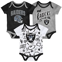 Ensemble trois pièces pour bébé Outerstuff Las Vegas Raiders All Day Play