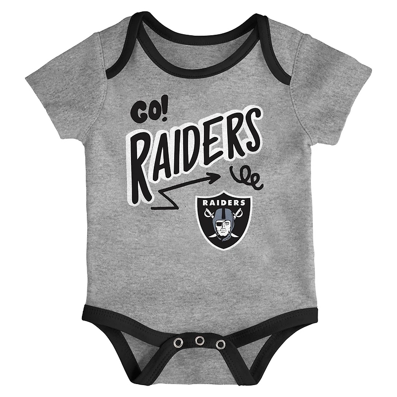 Ensemble trois pièces pour bébé Outerstuff Las Vegas Raiders All Day Play