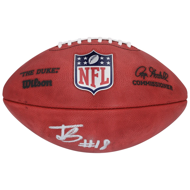 Jack Bech Las Vegas Raiders Autographed Wilson Duke Full Color Football  