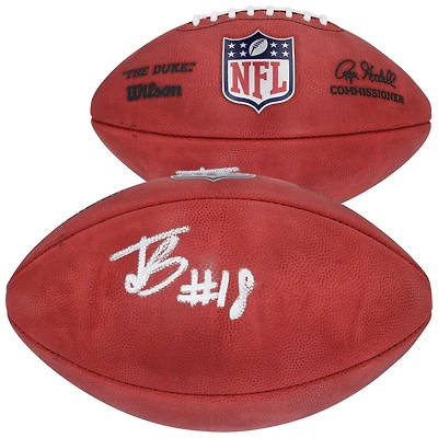 Jack Bech Las Vegas Raiders Autographed Wilson Duke Full Color Football