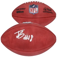 Jack Bech Las Vegas Raiders Autographed Wilson Duke Full Color Football