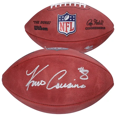 Kirk Cousins Las Vegas Raiders Autographed Wilson Duke Full Color Football