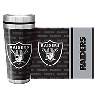 Las Vegas Raiders 16oz. Tasse de voyage avec papier peint complet