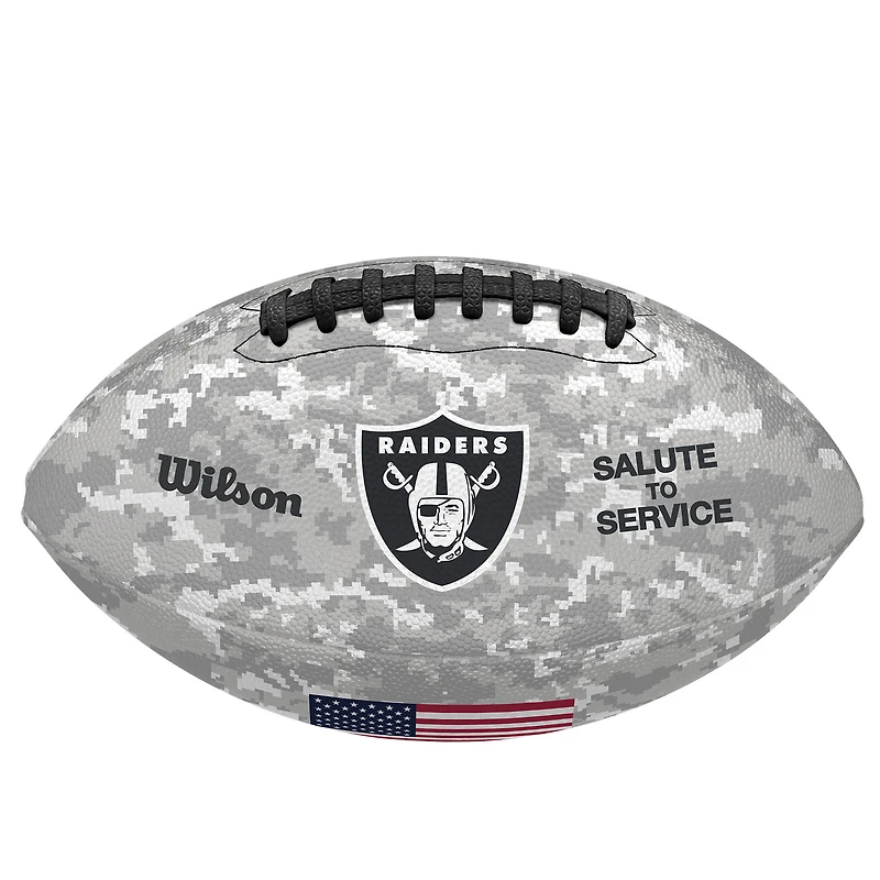 Hommage des Las Vegas Raiders 2024 à Service Wilson Pro Football