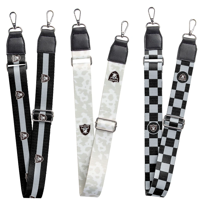 Ensemble de 3 sangles de sac Las Vegas Raiders