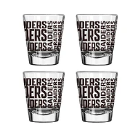 Las Vegas Raiders 4-Pack 2oz. Shot Glass Set