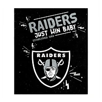 Couverture en peluche des Las Vegas Raiders 60" x 70"