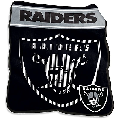 Las Vegas Raiders 60'' x 80'' XL Raschel Plush Throw Blanket