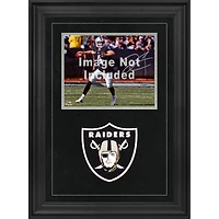 Cadre photo horizontal de luxe 8'' x 10'' Las Vegas Raiders avec logo de l'équipe