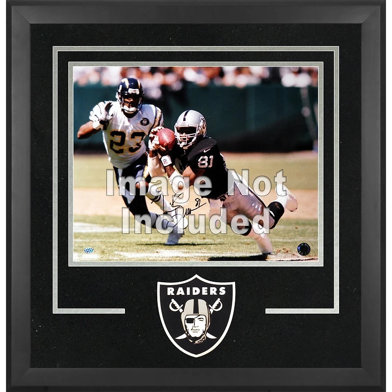 Cadre photo horizontal Las Vegas Raiders Deluxe 16'' x 20'' avec logo de l'équipe