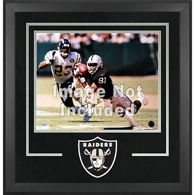 Cadre photo horizontal Las Vegas Raiders Deluxe 16'' x 20'' avec logo de l'équipe