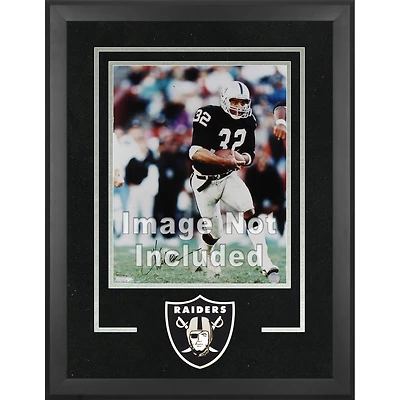 Cadre photo vertical de luxe Las Vegas Raiders 16'' x 20'' avec logo de l'équipe