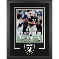 Cadre photo vertical de luxe Las Vegas Raiders 16'' x 20'' avec logo de l'équipe