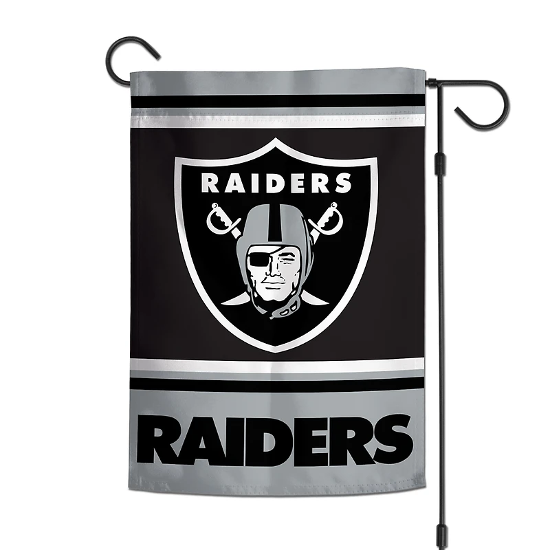Las Vegas Raiders WinCraft Drapeau de jardin 2 côtés 12'' x 18''