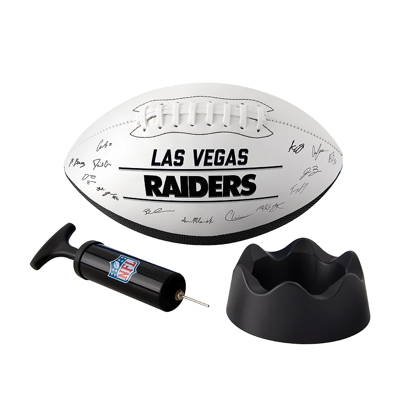 Logo Brands Las Vegas Raiders 2025 Autograph Signature Football