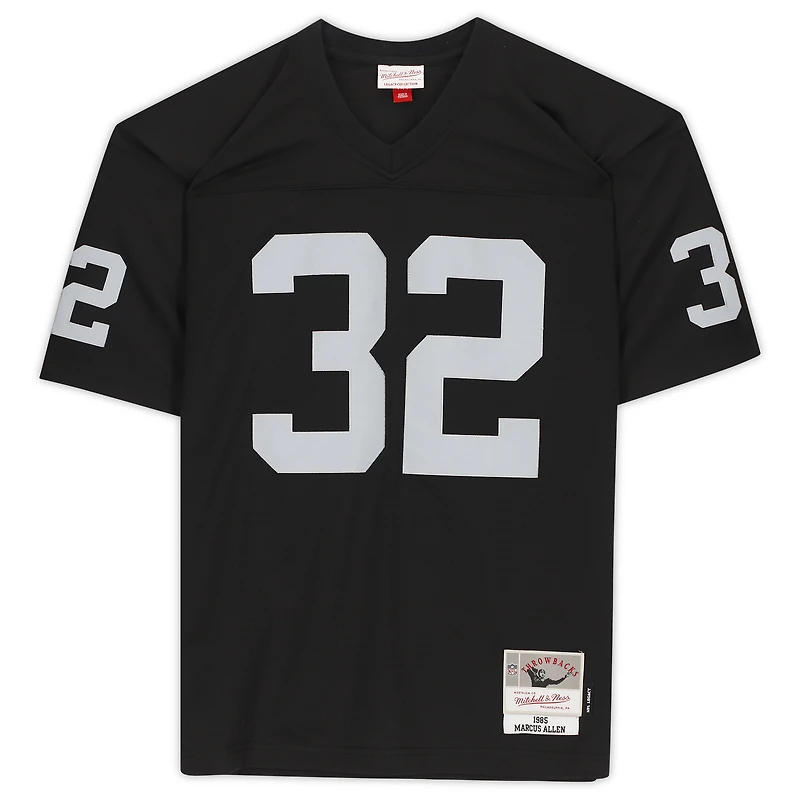 Marcus Allen Las Vegas Raiders Autographed Black Mitchell & Ness Replica Jersey with "HOF 03" Inscription
